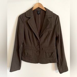 Speak 2 Me Brown Blazer Medium